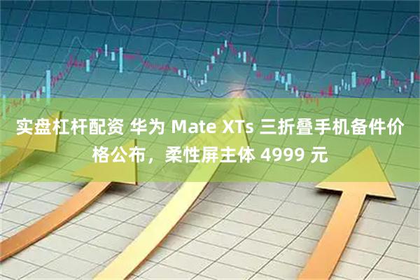 实盘杠杆配资 华为 Mate XTs 三折叠手机备件价格公布，柔性屏主体 4999 元